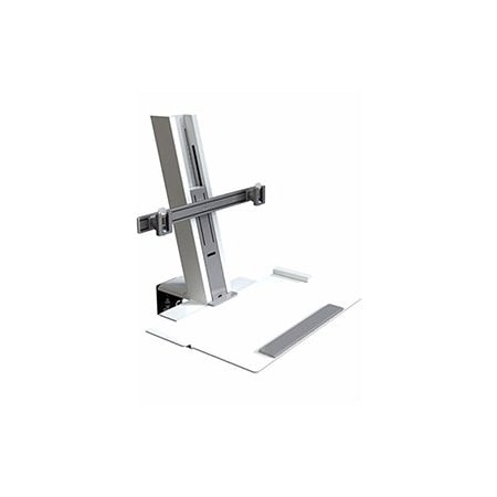 Humanscale Quickstand - 2 Monitors/Lrge Pltfm (Wht) QSWC30CDD